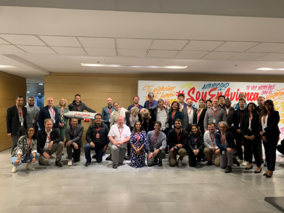 Group Photo of Avianca Cargo team